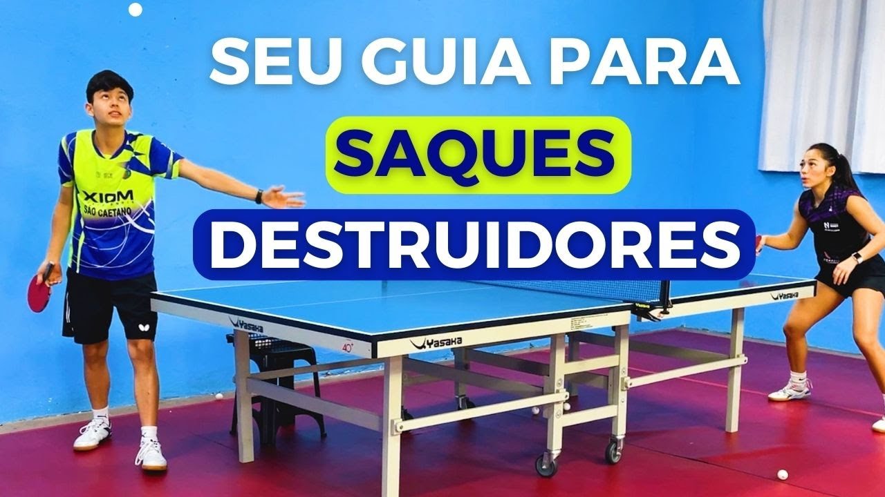 DOMINE O SAQUE LATERAL NO TÊNIS DE MESA +3 DICAS DE JOGADAS MATADORAS