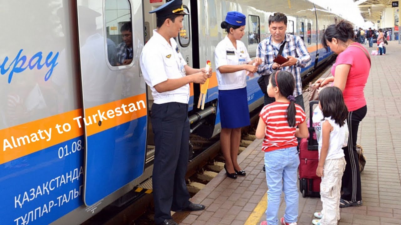 Almaty to Turkistan by Train| Trains in Kazakhstan | Almaty Train Station | из Алматы в Туркестан
