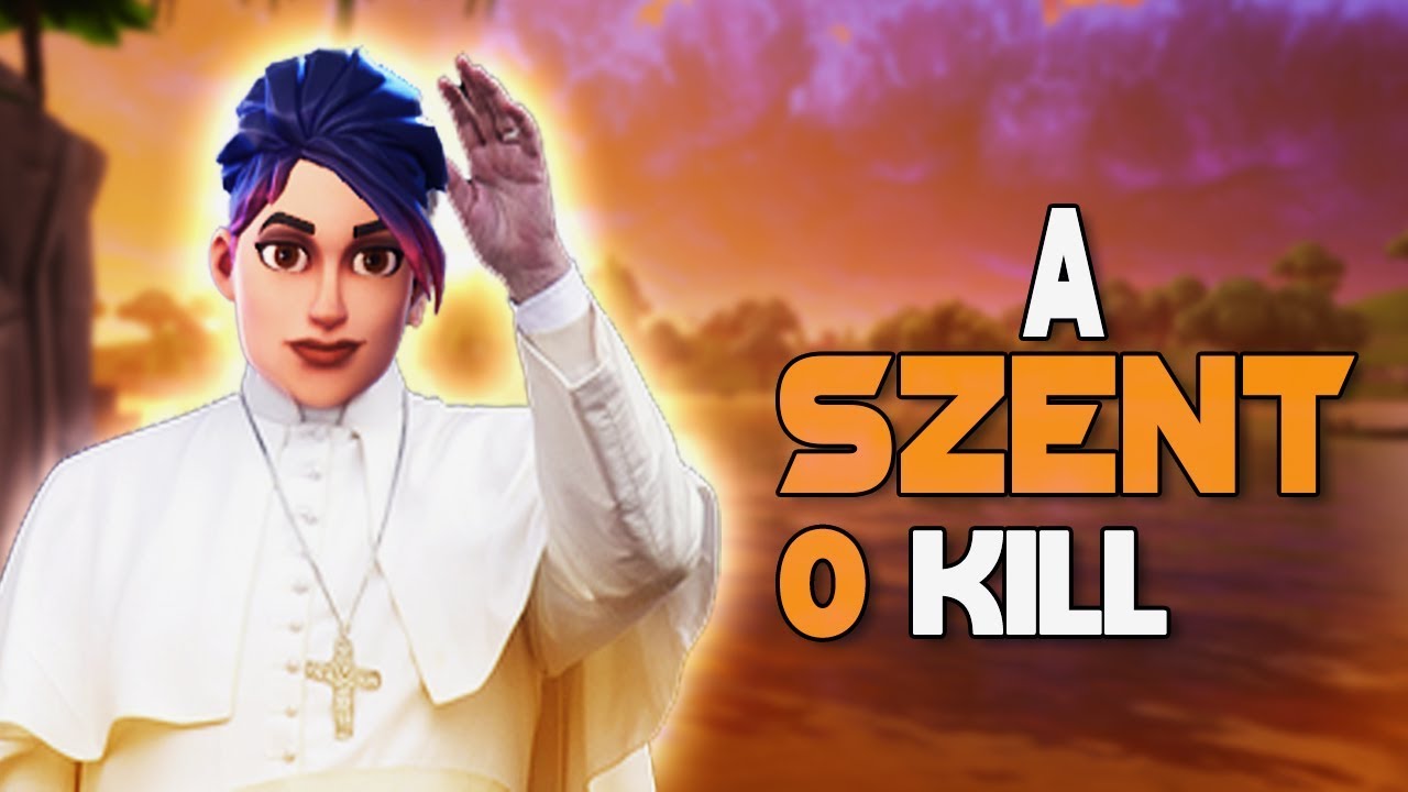 A SZENT! | GYŐZELEM 0 KILLEL KIHÍVÁS! (Fortnite Battle Royale)