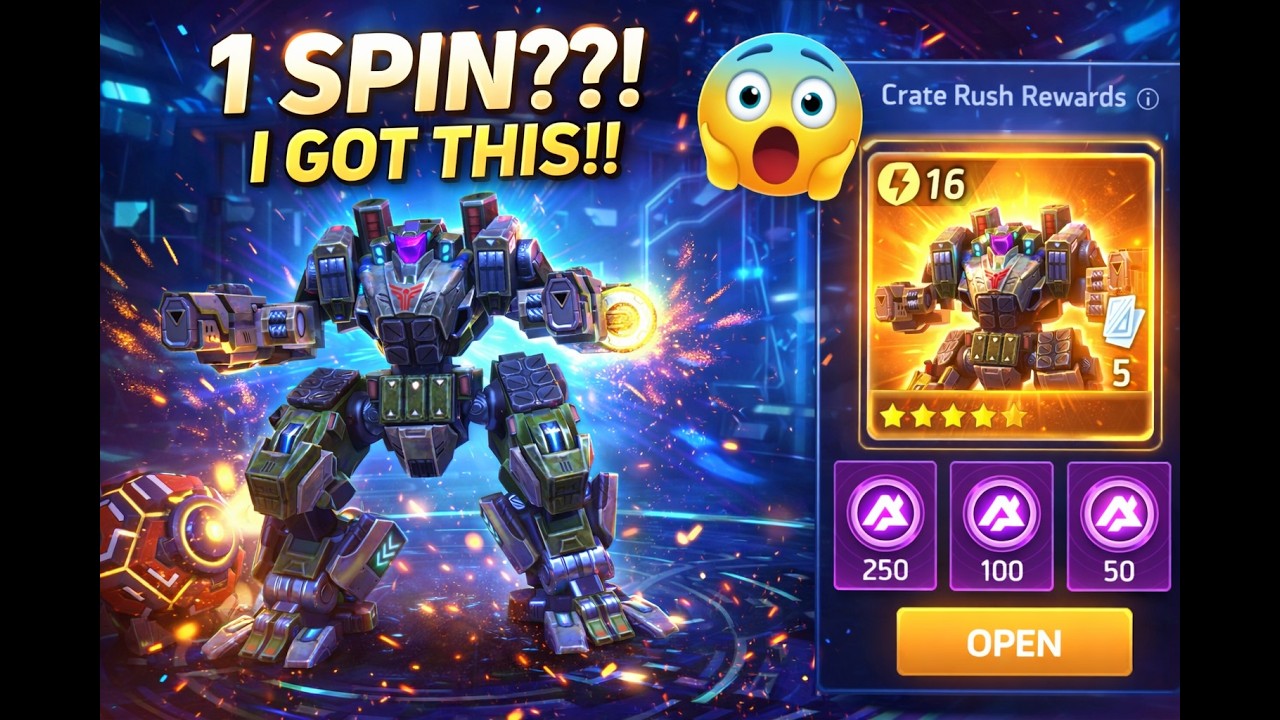 🔥 1 FREE SPIN… AND THIS HAPPENED!? 😱 New Citadel Crate Rush + Playoff Strategy | Mech Arena