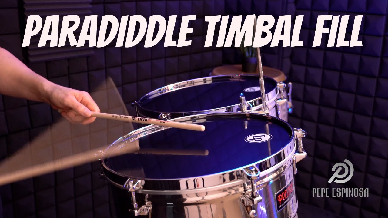 Timbal Fill Paradiddle #timbales #pepeespinosa #timbalchops