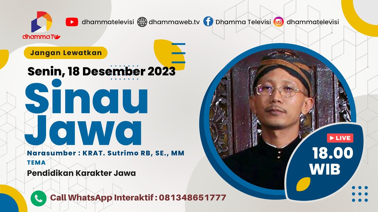 SINAU JAWA - Pendidikan Karakter Jawa