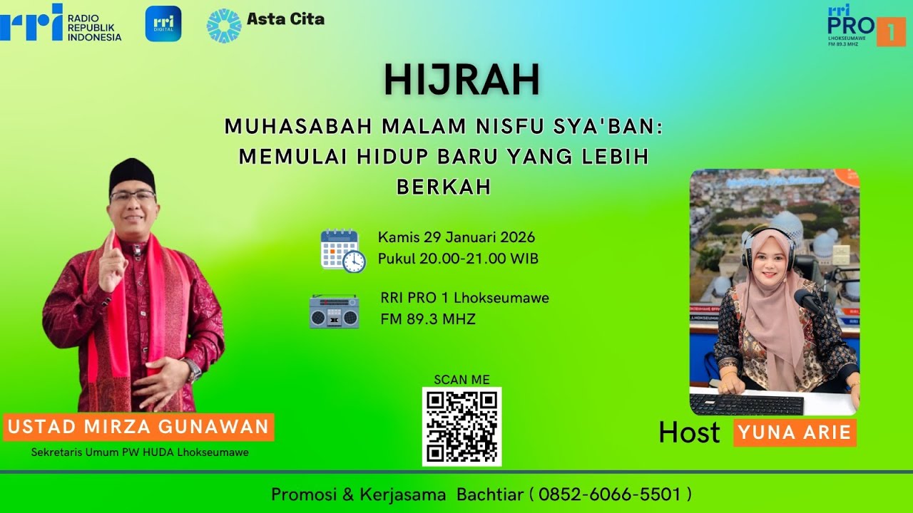 HIJRAH - MUHASABAH MALAM NISFU SYA'BAN MEMULAI HIDUP BARU YANG LEBIH BERKAH