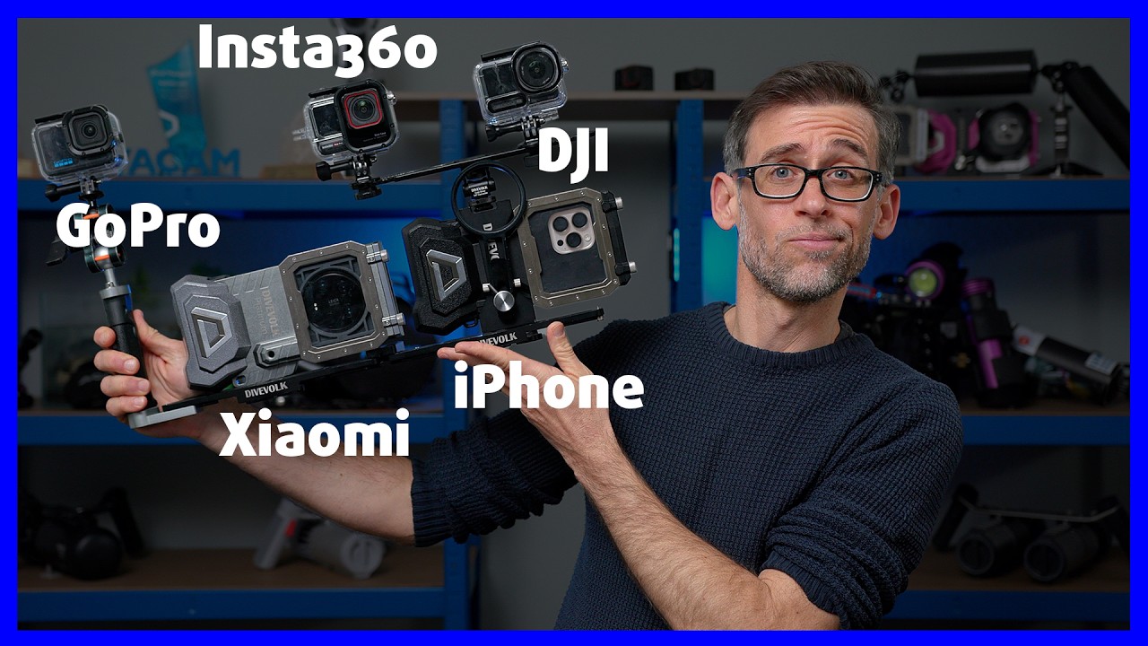 Kto ma NAJLEPSZE PODWODNE KOLORY? GoPro, DJI, Insta360, iPhone, Xiaomi (z materiałem testowym)