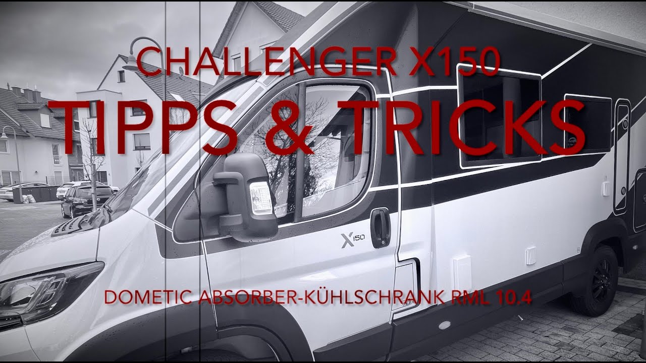 Challenger X150 - Der Dometic Kühlschrank RML10.4
