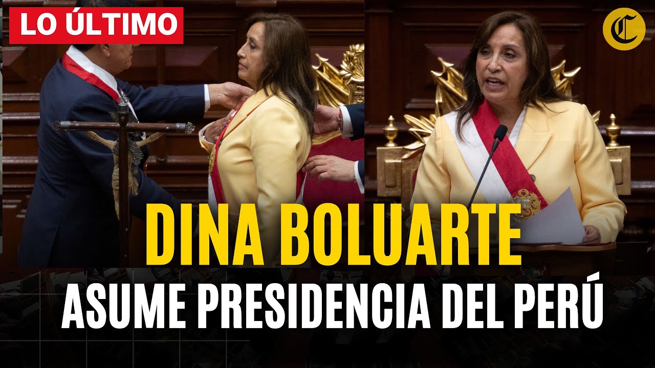🚨 EN VIVO: DINA BOLUARTE tomó juramento como PRESIDENTA DE LA REPÚBLICA