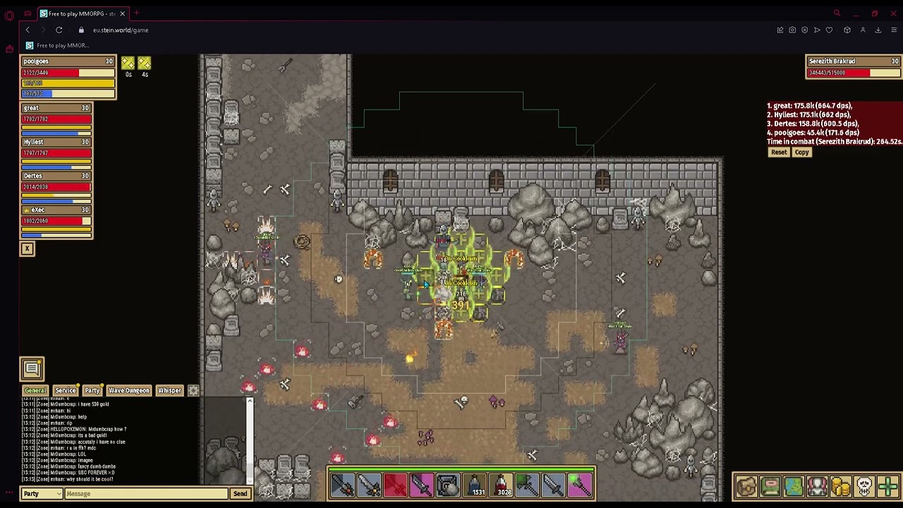 Stein.World Bitterburg Keep Triple Boss Fight