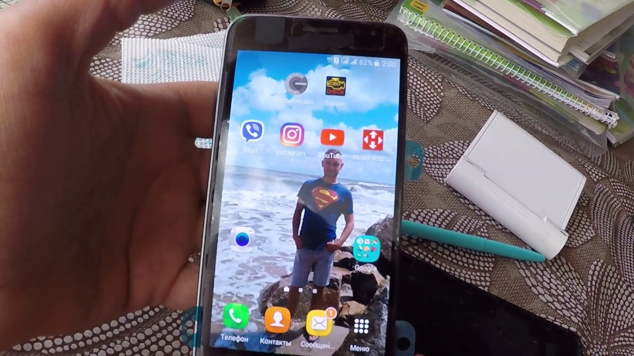 Замена дисплея Samsung Galaxy J3 2016.