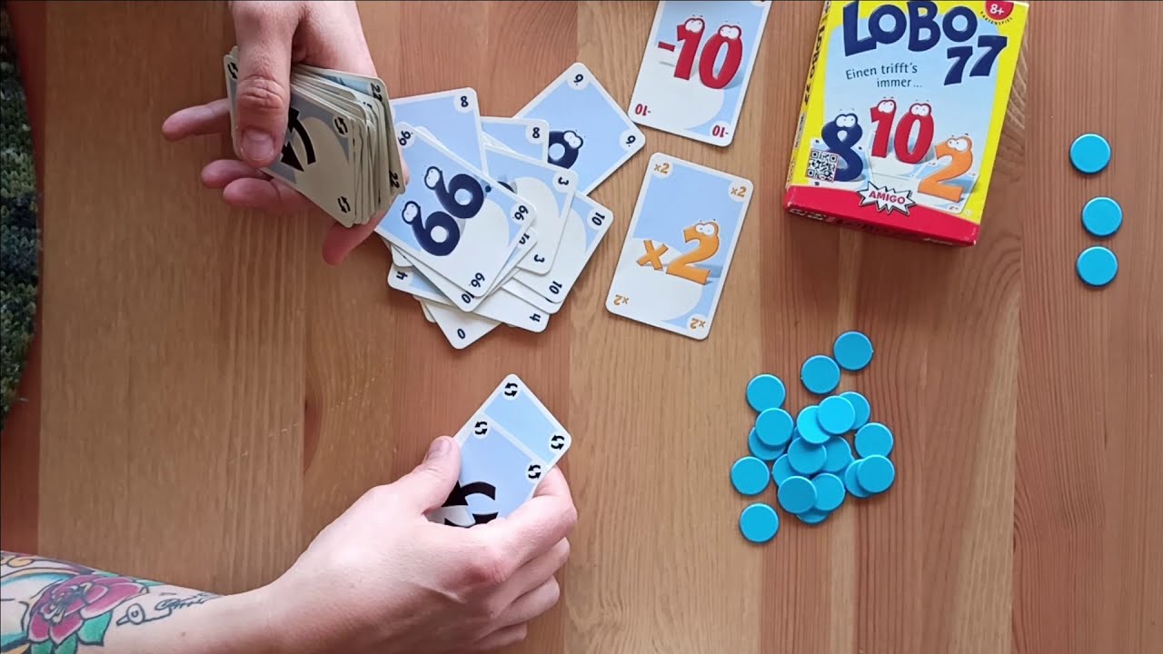 Juego de cartas - Lobo 77