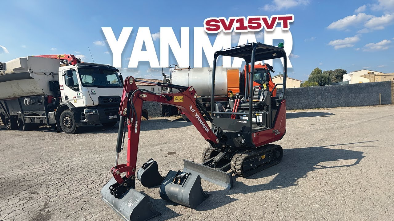 PRÉSENTATION MINI PELLE YANMAR SV15VT