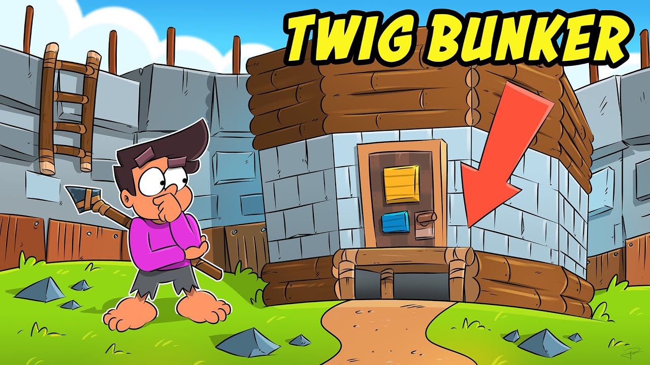 This TWIG BUNKER got our attention for an Eco Raid in Rust!!!