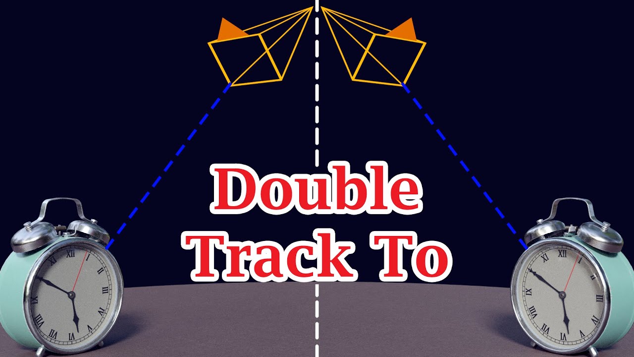 How To Use Multiple Track-to Constraints For One Camera - With Multiple Moving Target Objects