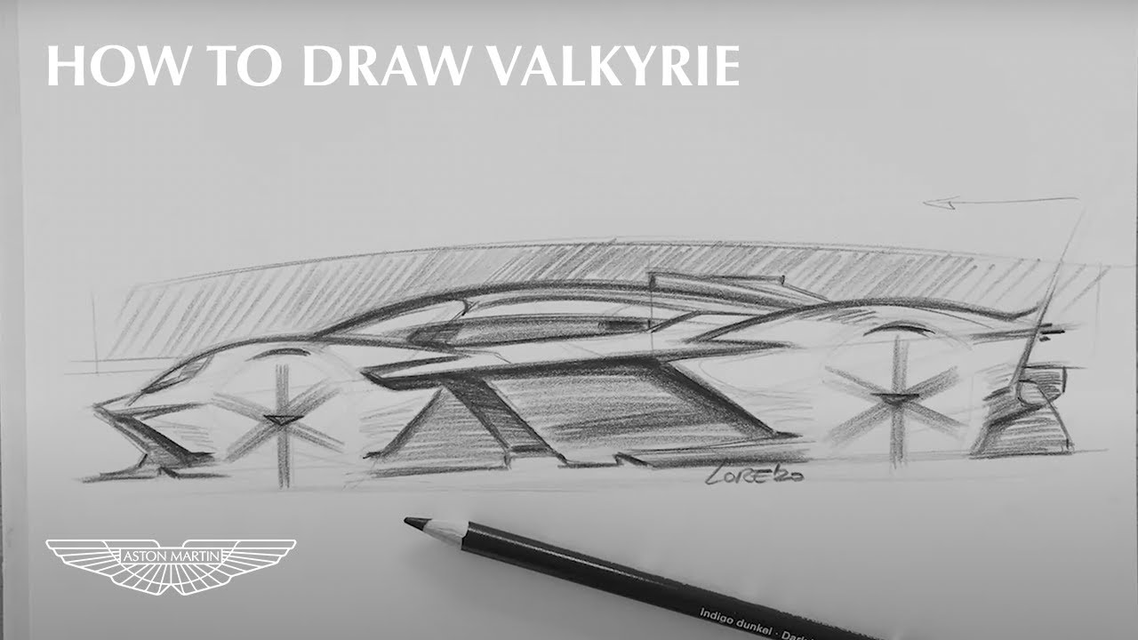 How To Draw Valkyrie | Aston Martin