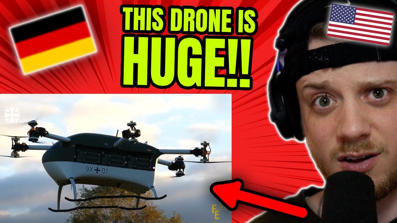 American Reacts to GIANT German Military Drone