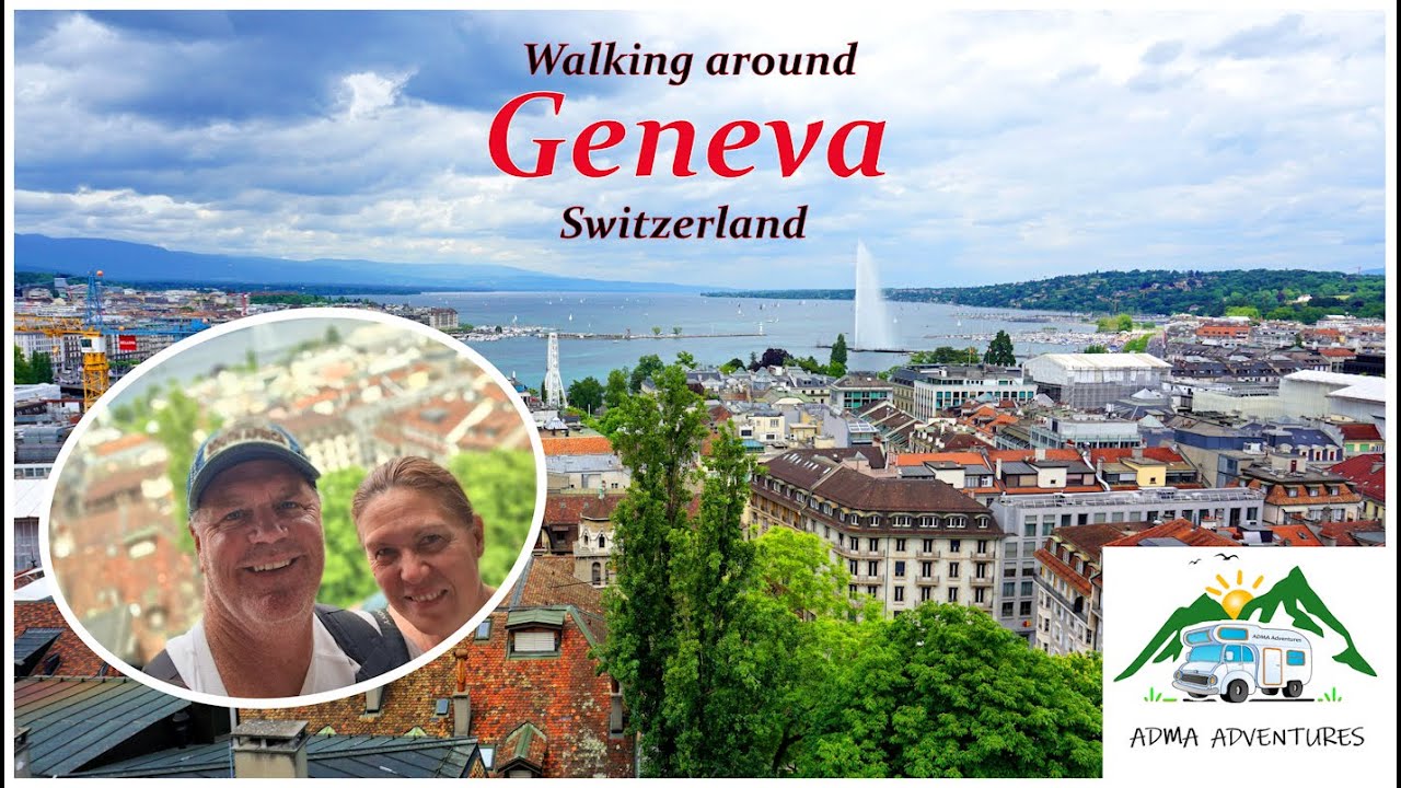 Walking around Geneva, Switzerland