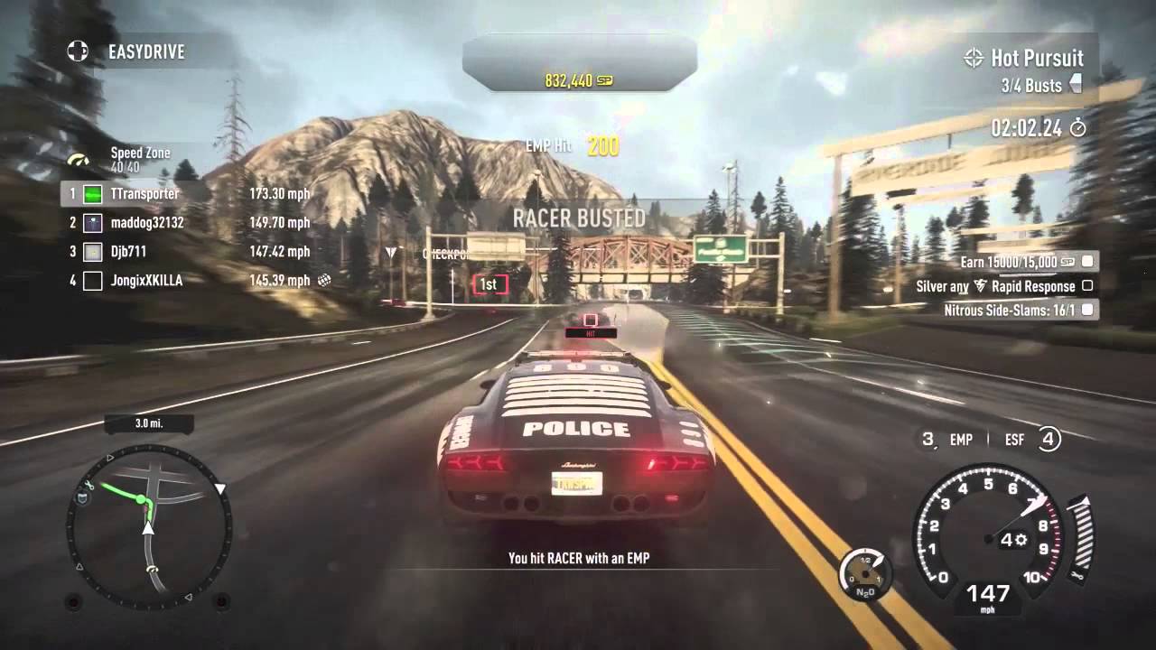 Need For Speed Rivals (Xbox One): Lamborghini Miura Concept (Cop)