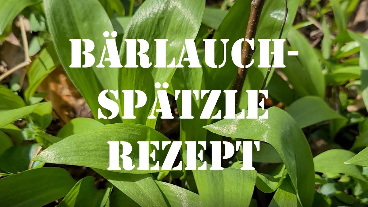 Rezept Bärlauchspätzle - einfach, lecker und gesund ♥