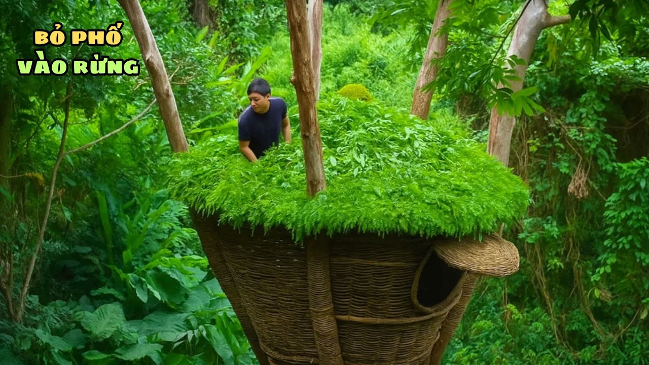 Sinh Tồn Trong Rừng Việt Nam - X&acirc;y Dựng Nơi Tr&uacute; Ẩn Sang Chảnh Hơn Kh&aacute;ch Sạn 5 Sao