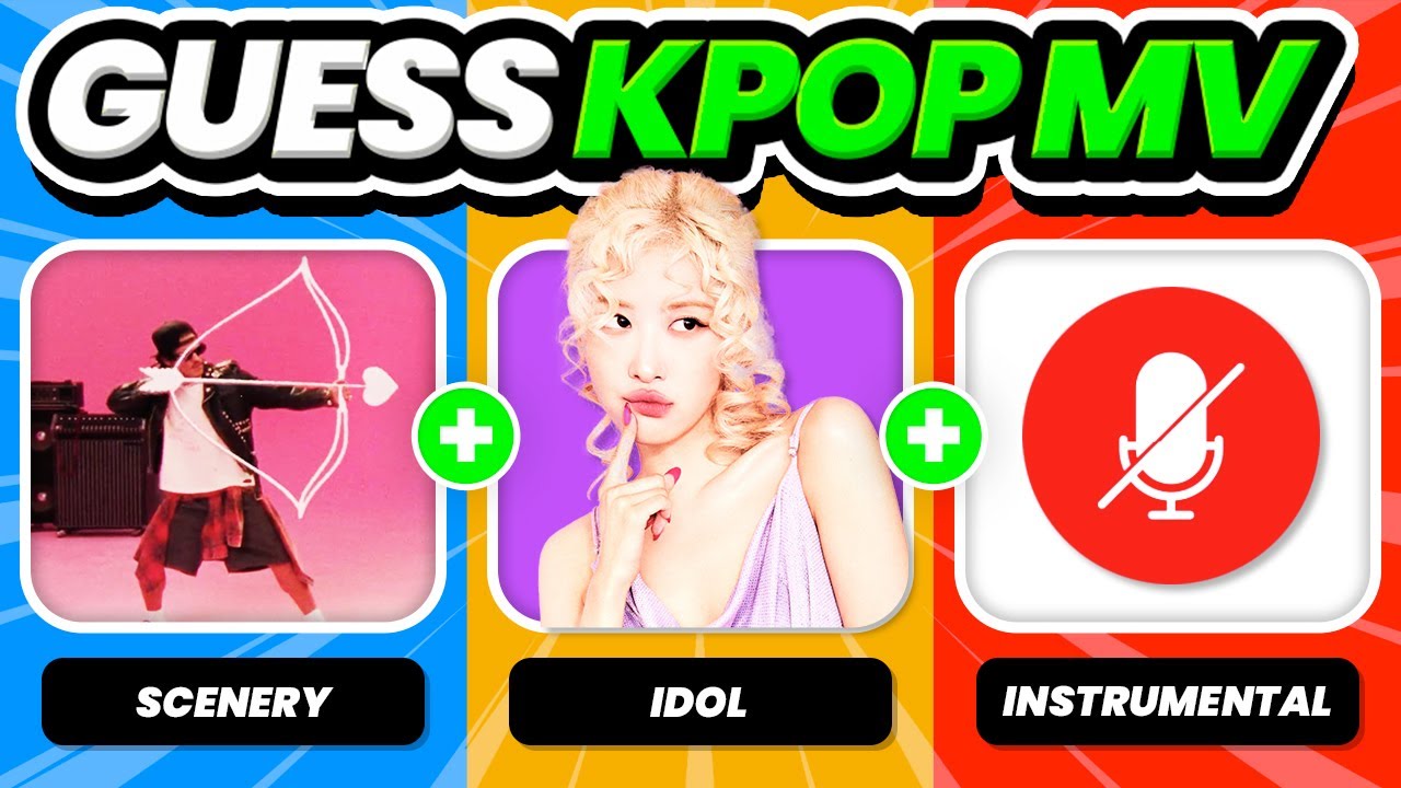 GUESS THE KPOP MV BY 3 CLUES 🔥| KPOP QUIZ 2025 / KPOP GAMES 🎮