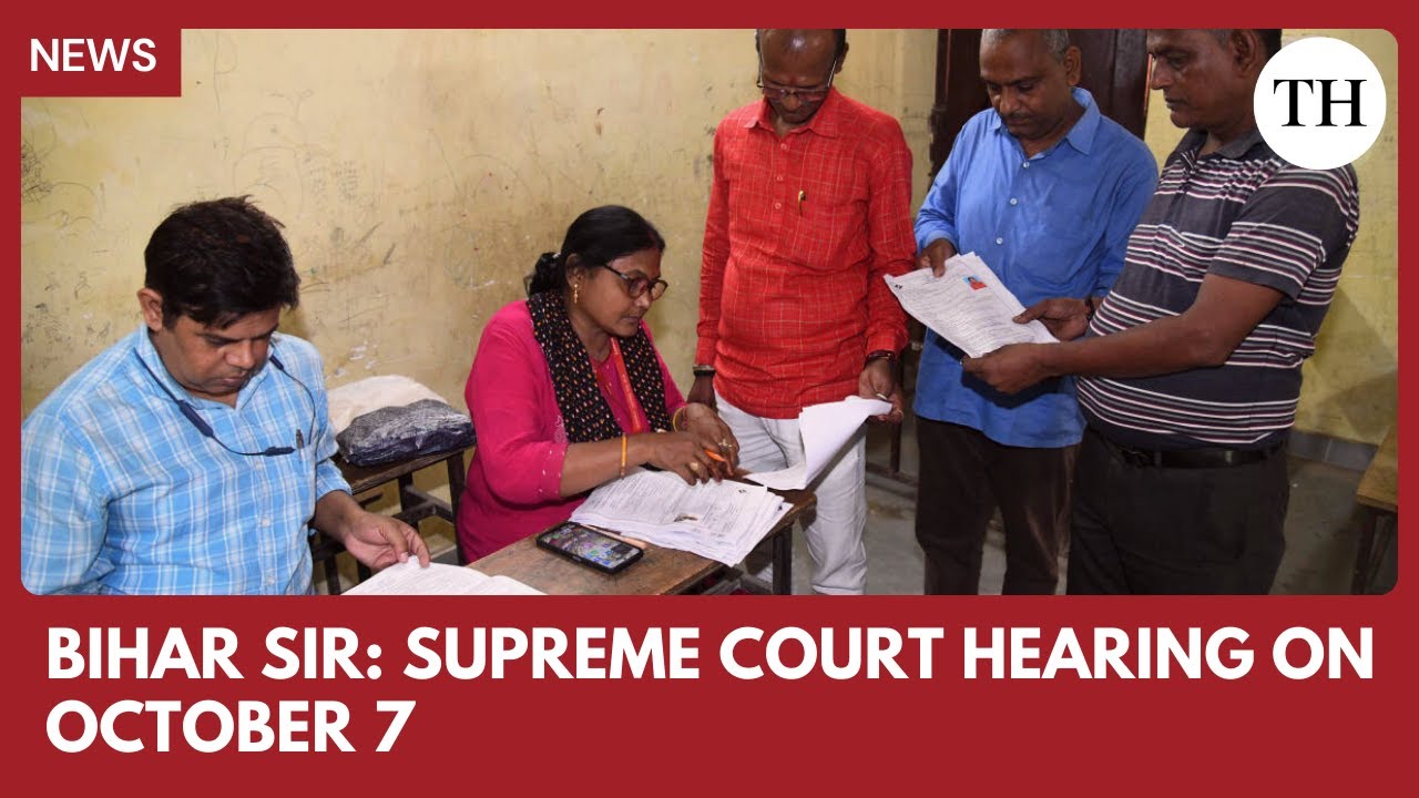 Bihar SIR hearing: Supreme Court fixes October 7 for hearing final arguments