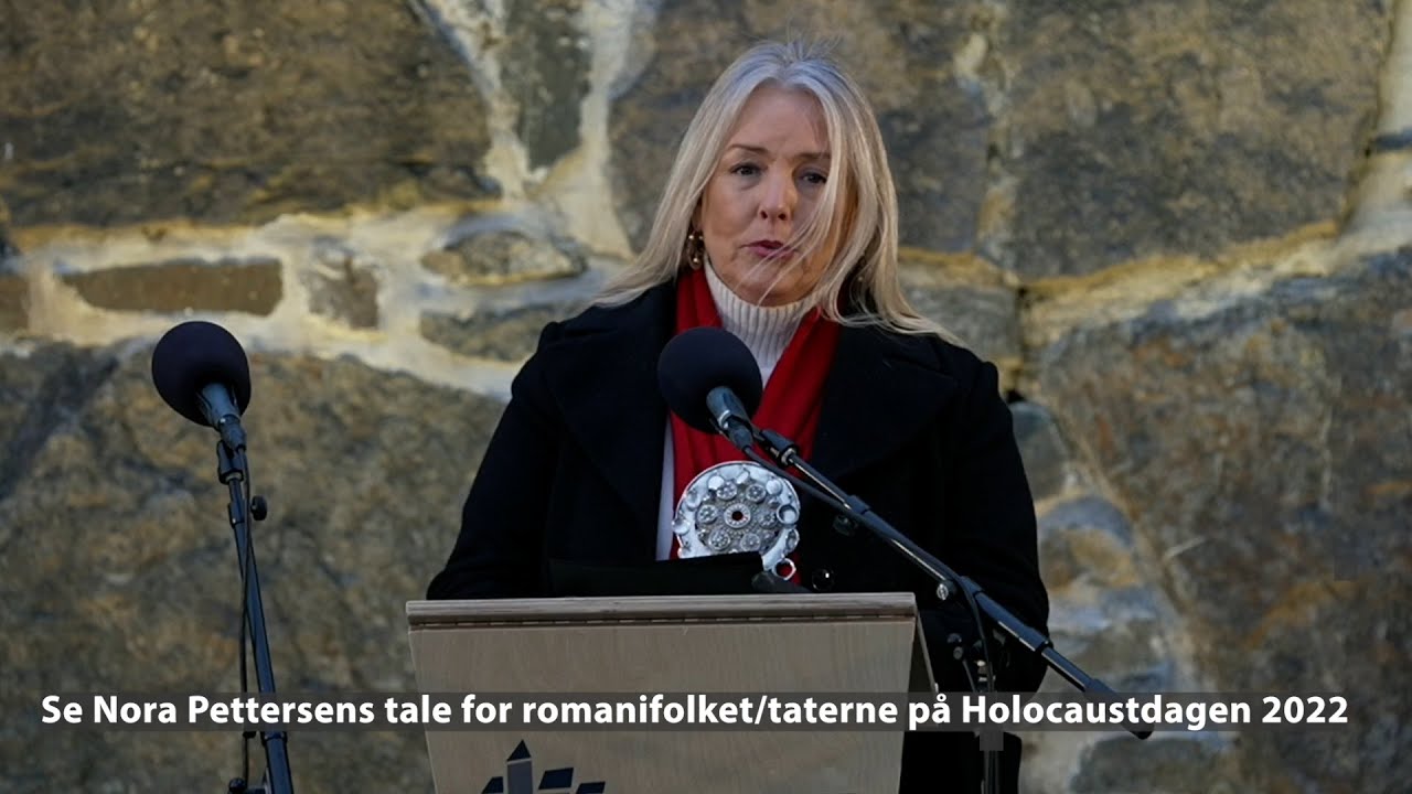 Se Nora Pettersens tale for romanifolket/taterne på Holocaustdagen 2022