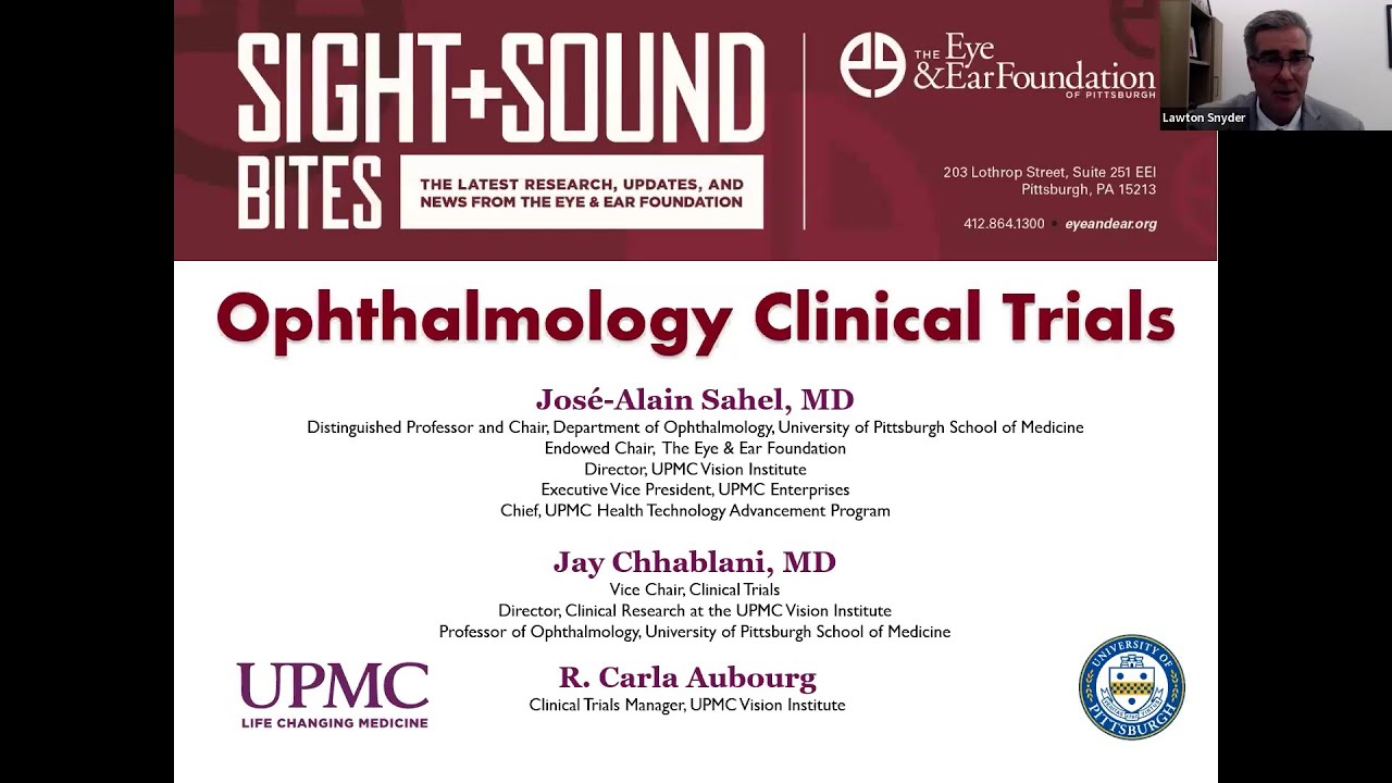 Sight + Sound Bites: Ophthalmology Clinical Trials