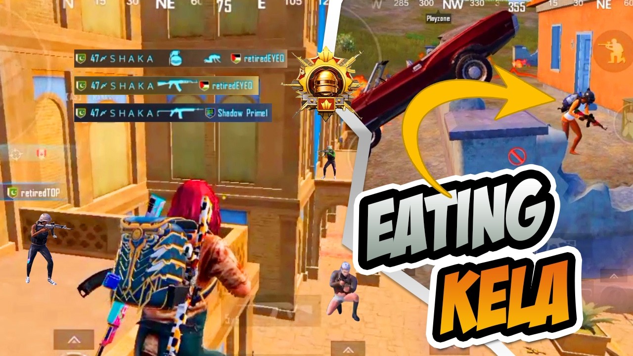 NOOB EATING BANANA 🍌| NO WAY BRO! #pubg #pubgmobile