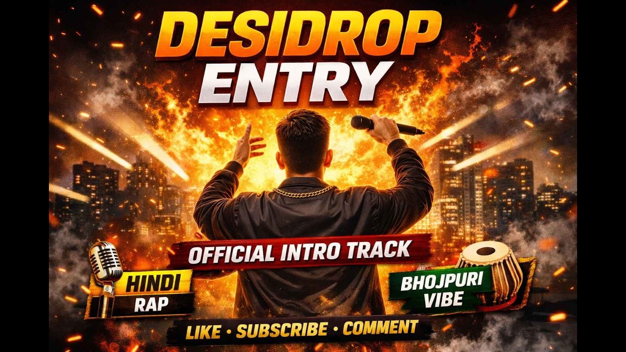 DesiDrop Entry 🔥 Official Intro Song 2026 | Hindi Bhojpuri Rap | DesiDrop Music🎵