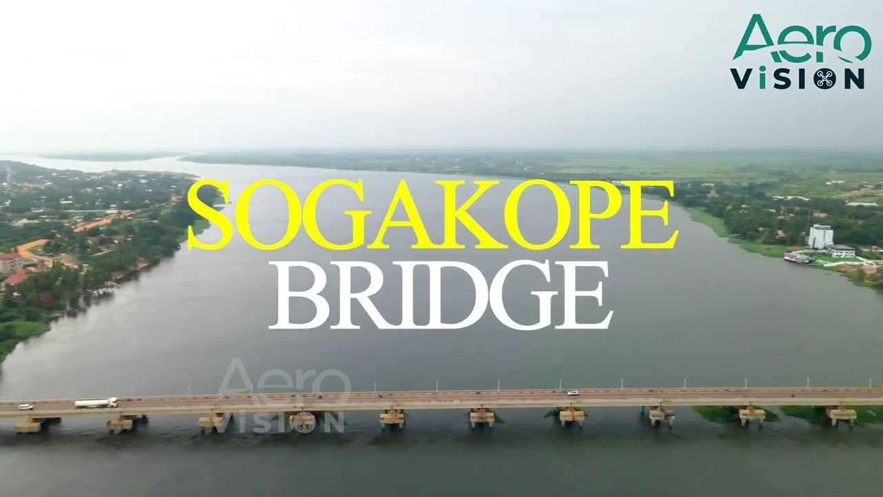 THIS IS A DRONE VIEW OF THE SOGAKOPE BRIDGE IN THE VOLTA REGION OF GHANA