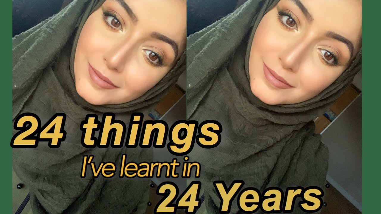 24 THINGS I'VE LEARNT IN 24 YEARS 🎂 | 😭 IT GOT EMOTIONAL | THE BLUSHING GIRAFFE