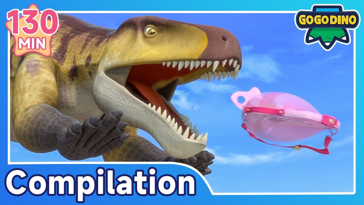 🔥 GOGODINO S7 | EP14-26 Full Compilation 2 | Dinosaur Explorer Cartoon for Kids | 130min Fun