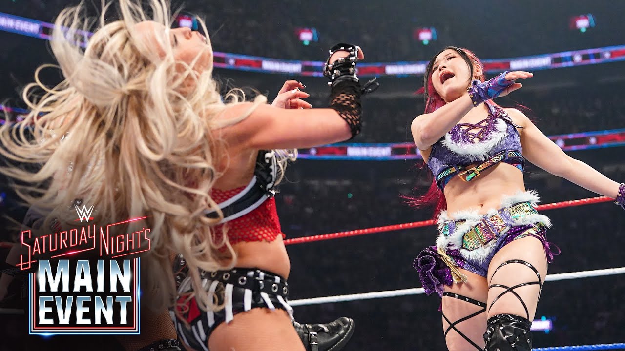 Rhea Ripley & IYO SKY vs. Liv Morgan & Roxanne Perez: Saturday Night’s Main Event highlights