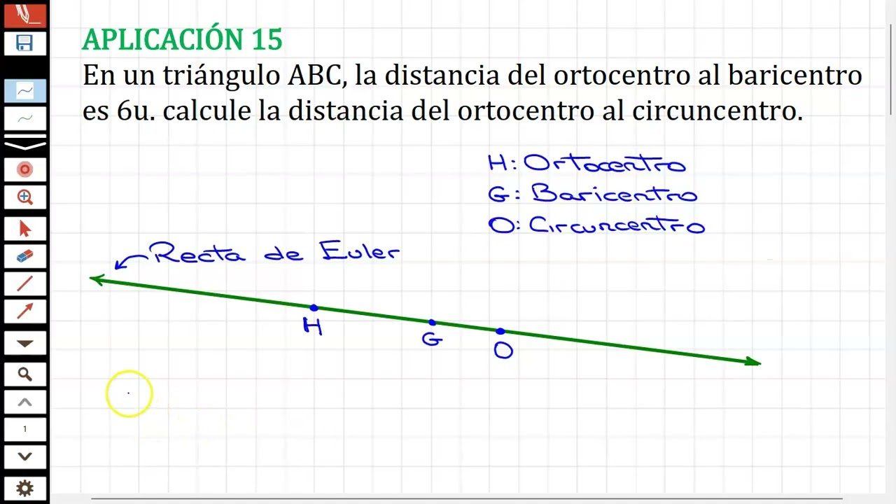 RECTA DE EULER - EJERCICIO - TEOREMAS