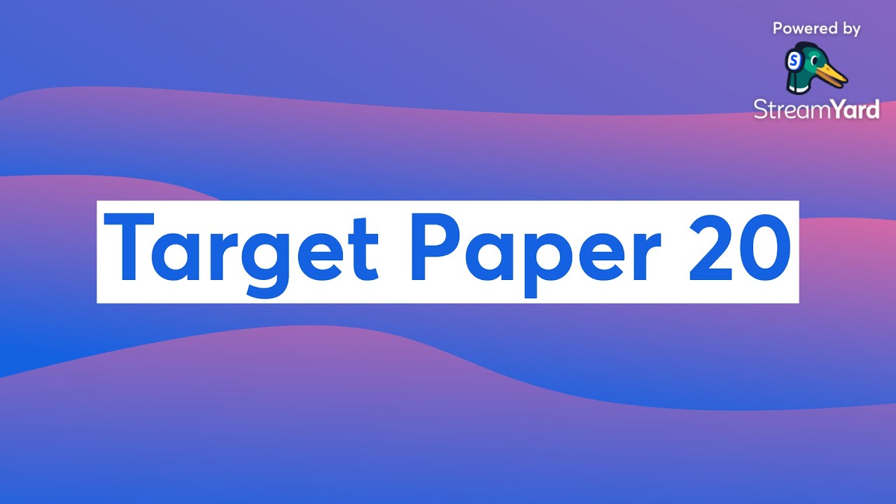 Target Paper 20