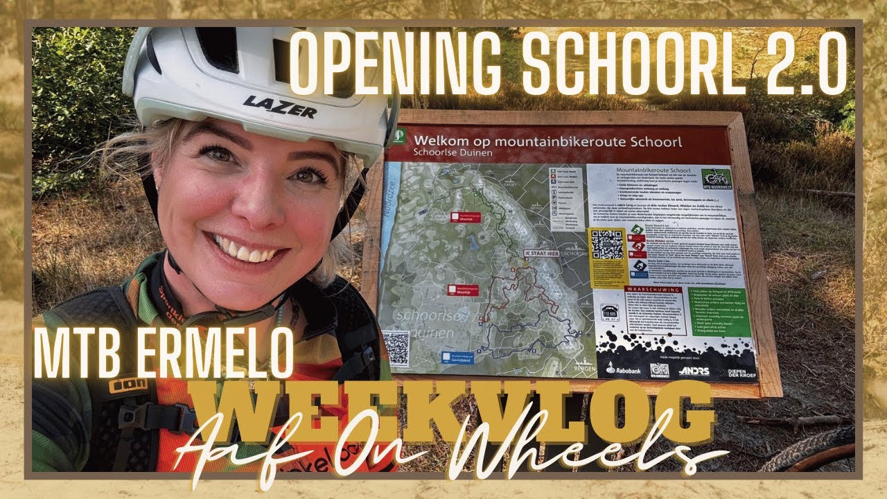 OPENING MTB ROUTE SCHOORL 2.0 ! MOUNTAINBIKEN ERMELO | FIETSLESSEN ENKHUIZEN #150 | Aaf on Wheels ©
