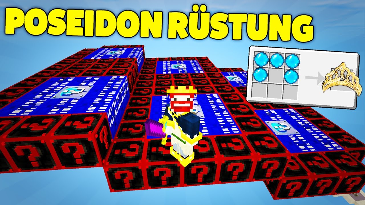 FULL POSEIDON OP RÜSTUNG | LUCKY BLOCKS DROPPER