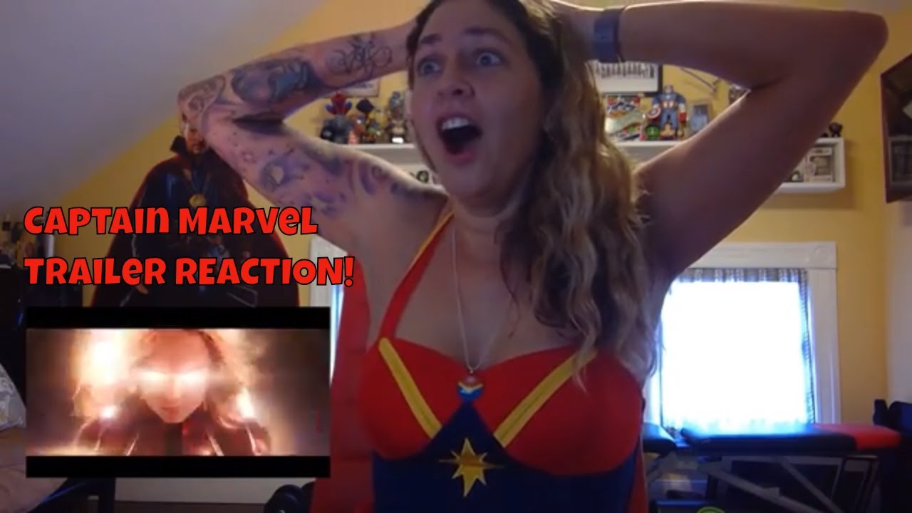 Captain Marvel First Official Trailer REACTION!