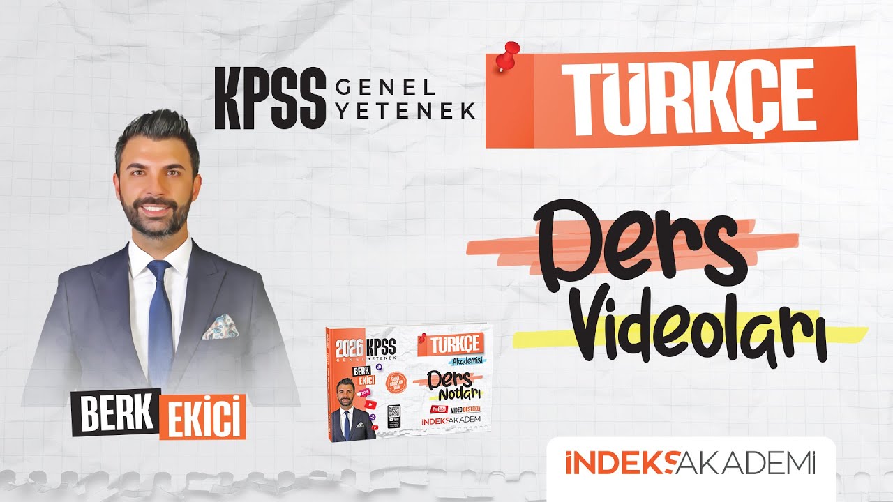 20 - 2026 KPSS - Türkçe - Ses Bilgisi - Berk EKİCİ