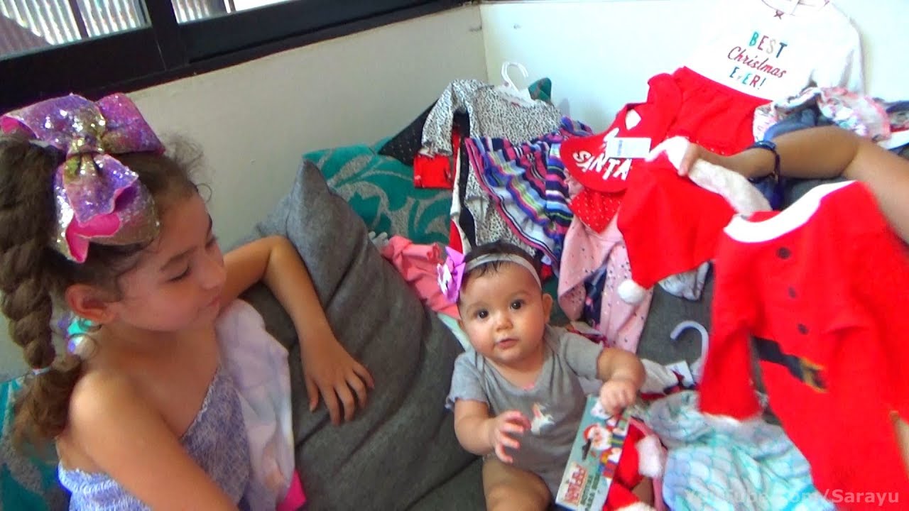 NUEVA ROPA DE SARAYU | 9 MESES | THE NEW CLOTHES OF MY BABY GIRL 9 MONTHS | CHRISTMAS CLOTHES