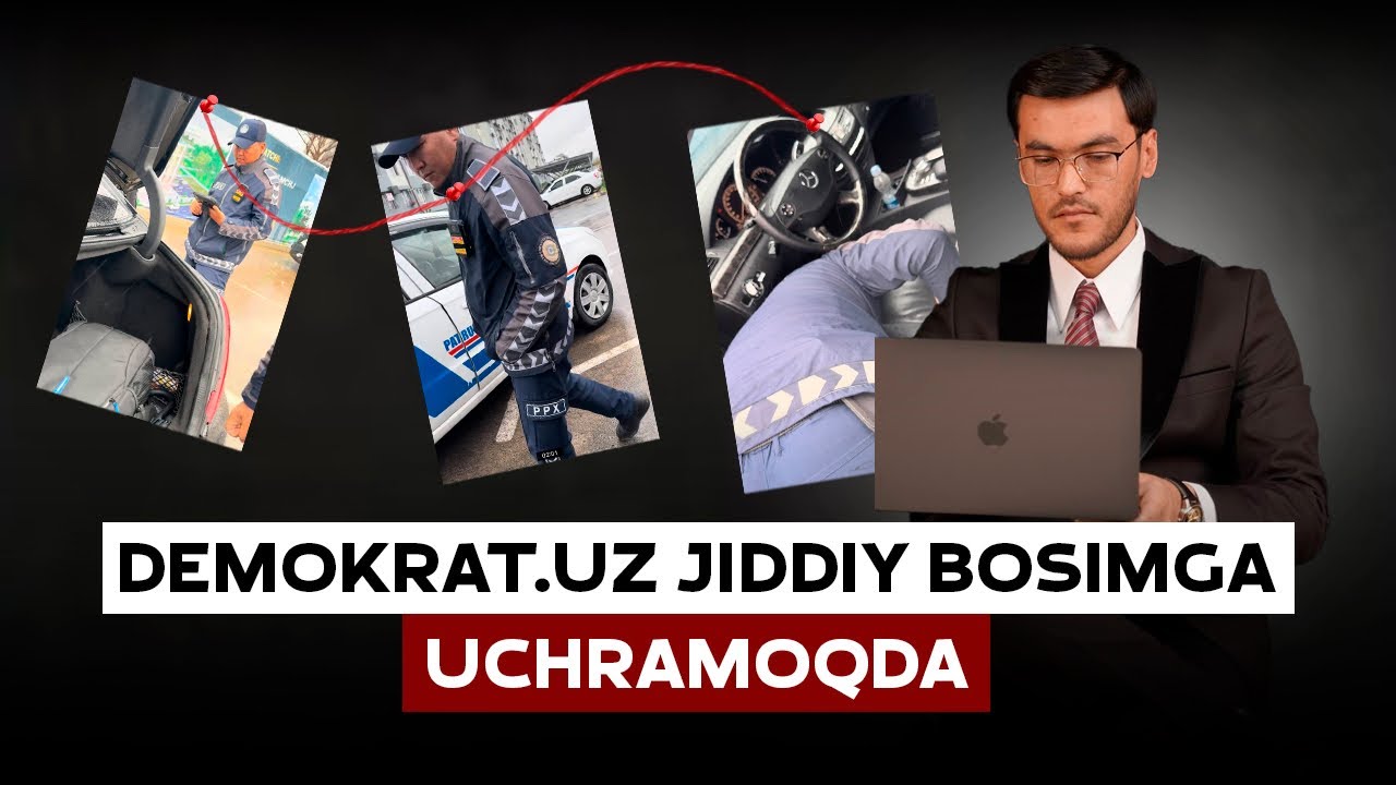 Vaziyat jiddiy. Demokrat.uz rahbari mashinasida noqonuniy tintuv o&lsquo;tkazildi