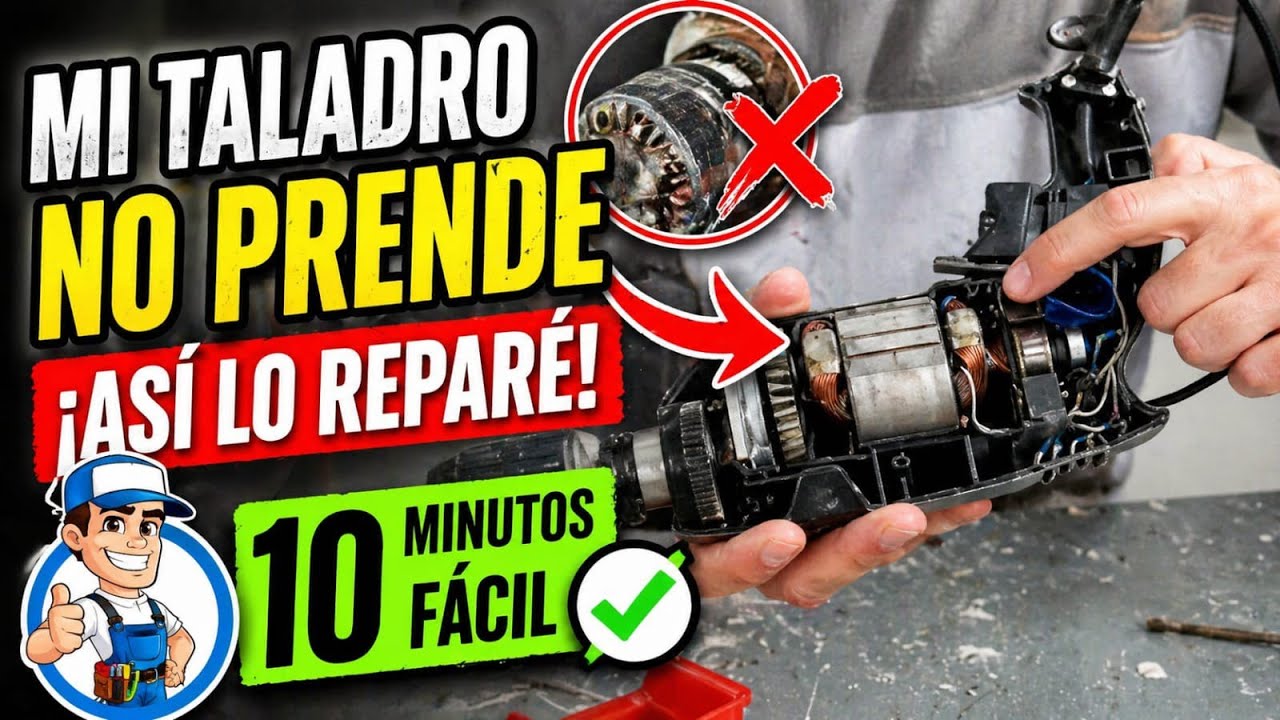 Por qué mi taladro no funciona reparación falla común