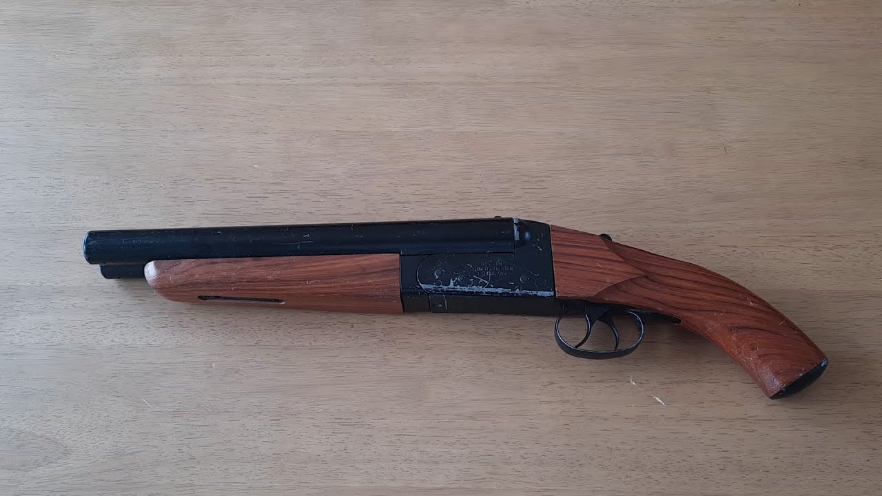 Review Haw San Mad Max Double Barrel Sawn off gas Shotgun