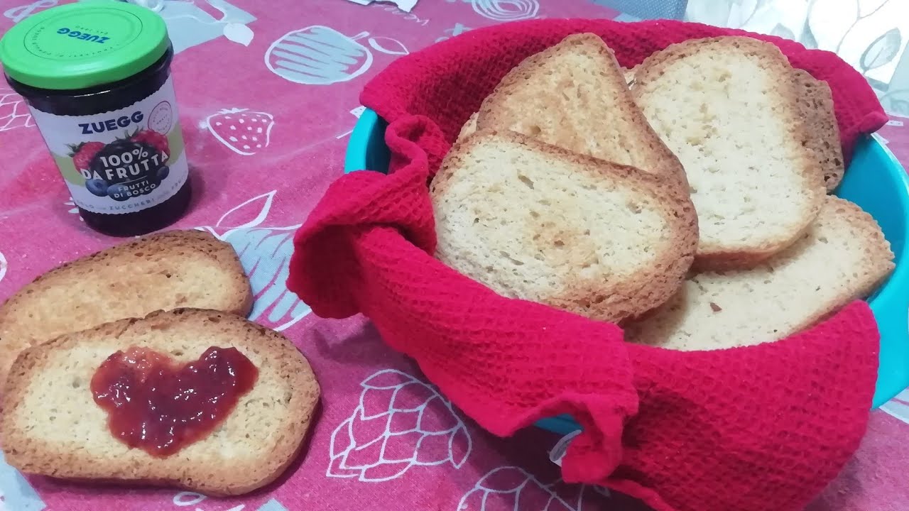 FETTE BISCOTTATE FATTE IN CASA Senza Burro E Uova