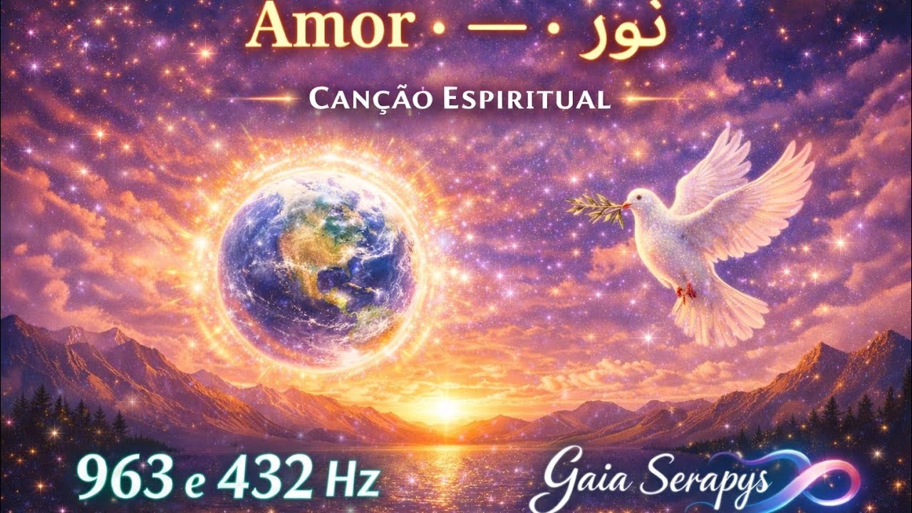 Amor · 一·  نور  | Canção espiritual | 963 e 432 Hz  | Gaia Serapys ♾️