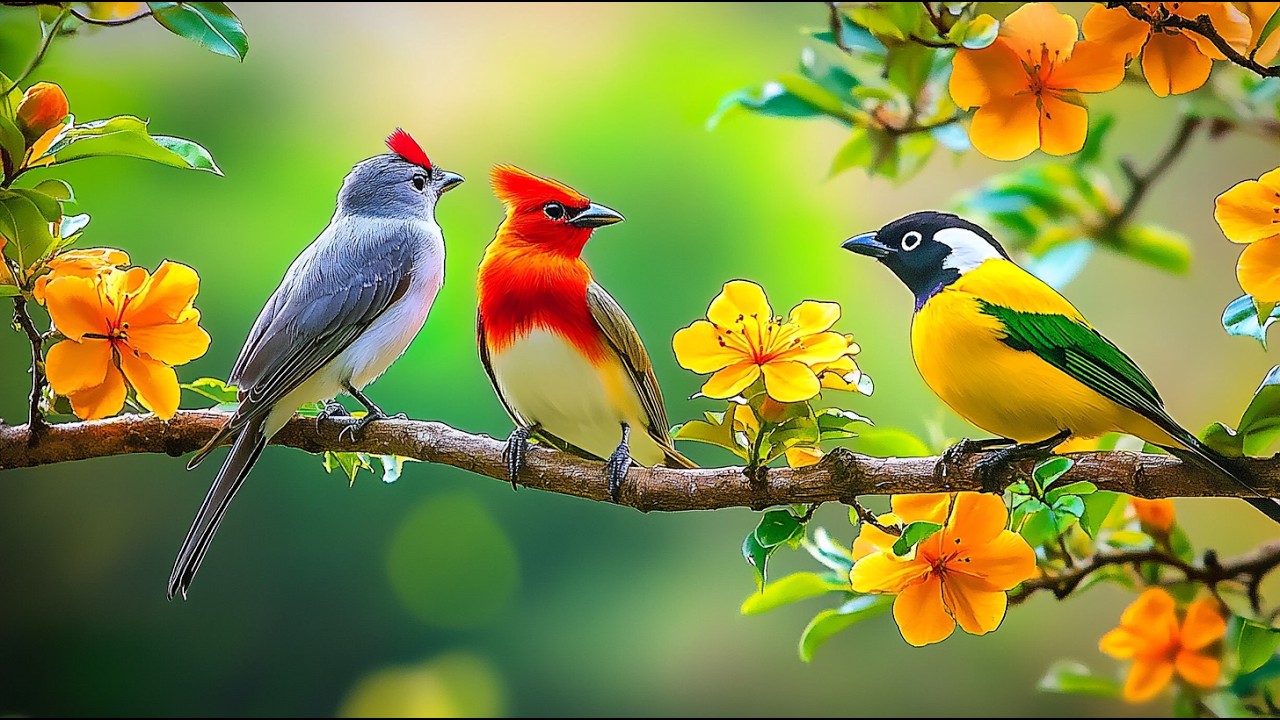Deep Office Escape Birdsong 🕊️🕊️🕊️ & Piano for Peak Productivity