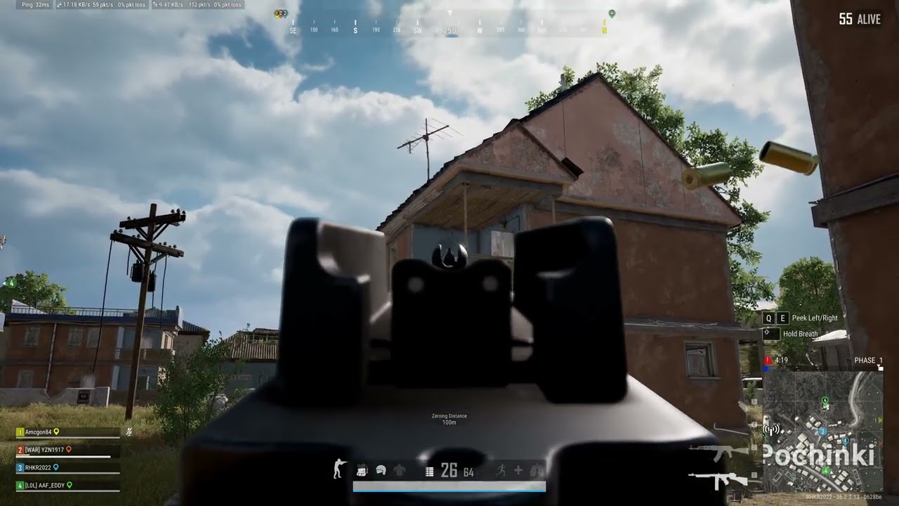 25-016-0032-PUBG-ERANGEL-4 Men Squard Rank 11 Kill 12 Assist 1 (Can't Hold A Gun Only Hold An Iron)