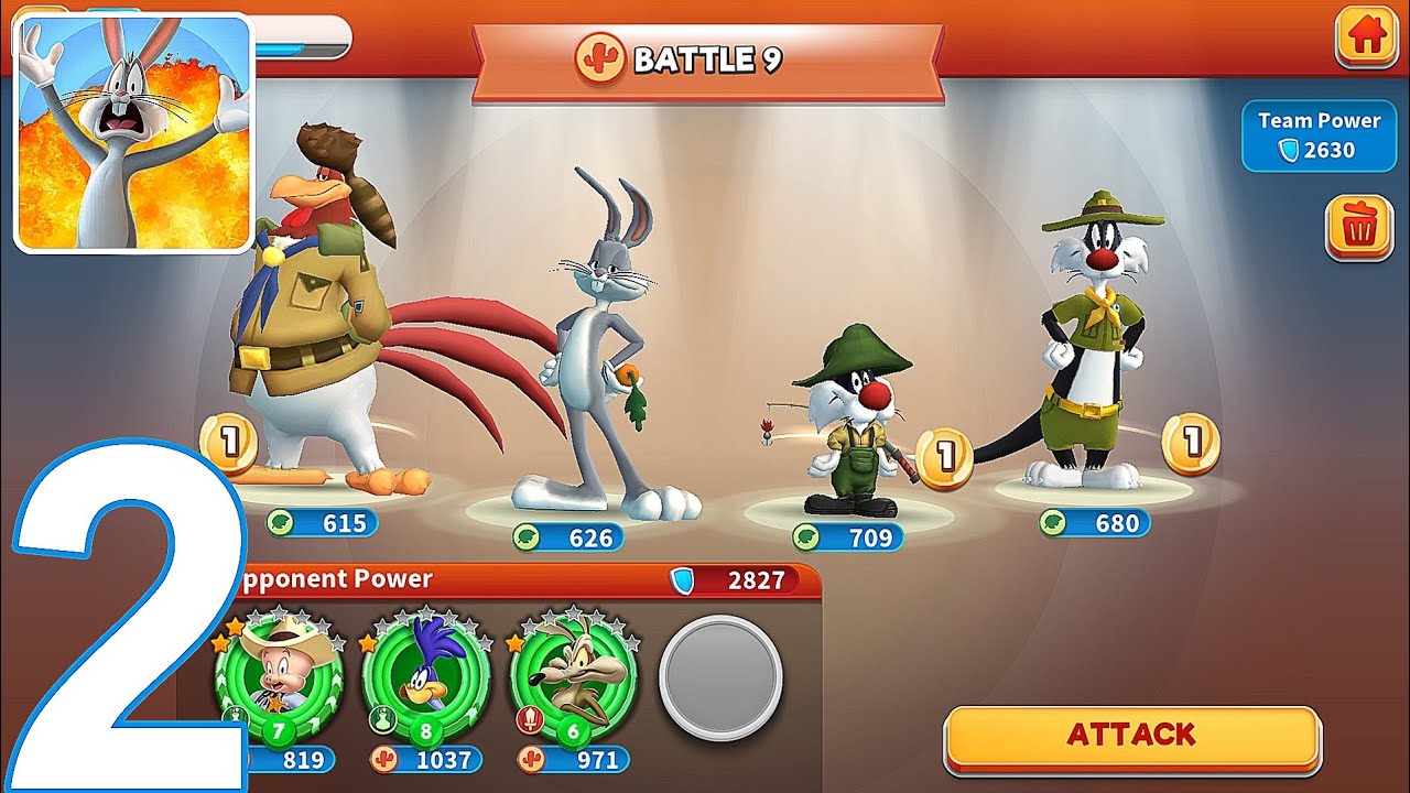 Looney Tunes World of Mayhem - Gameplay Walkthrough Part 2 - New Arc (iOS, Android)