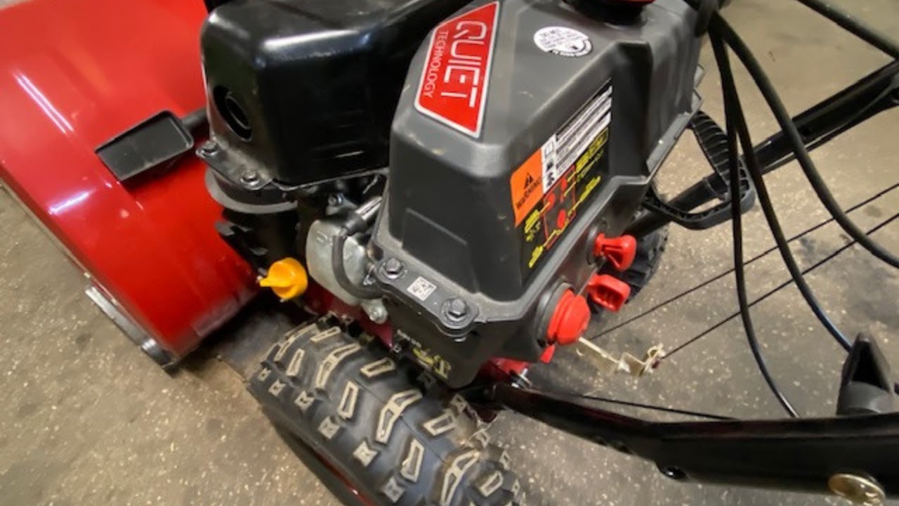How To Remove Carburetor Craftsman Snow Thrower. 247.886940 Quiet Technology Engine