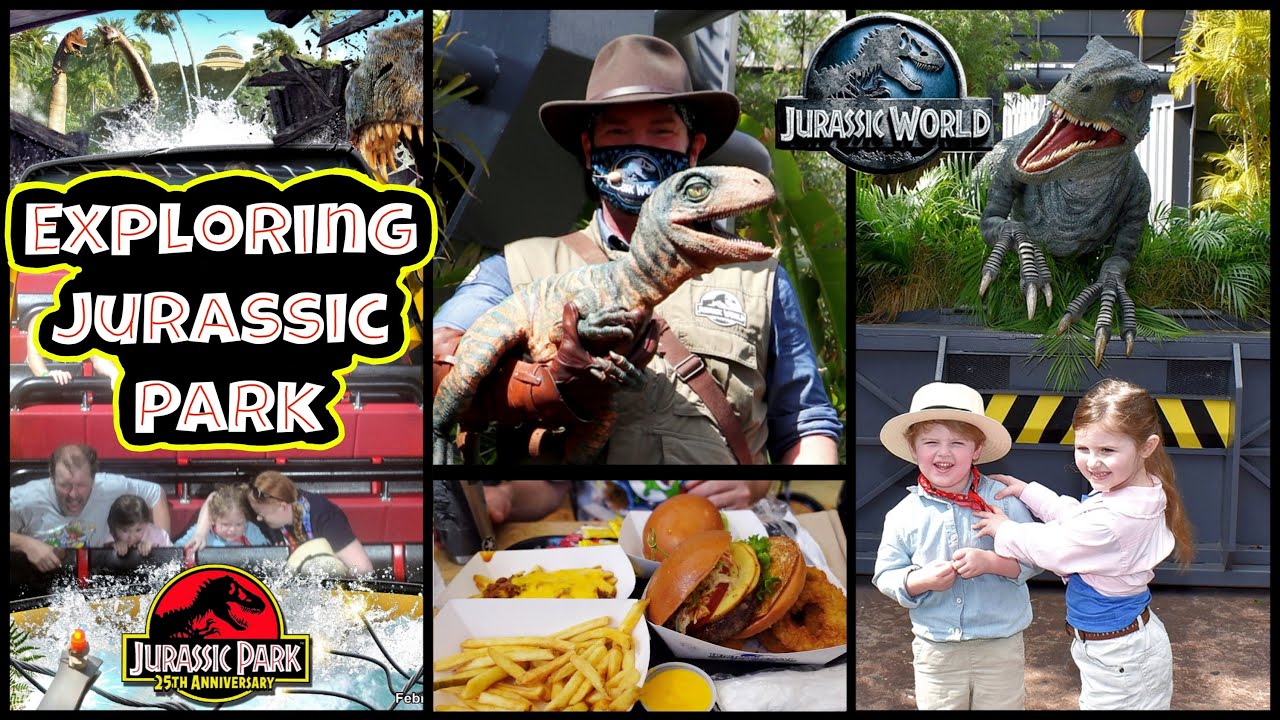 Exploring Jurassic Park at Universal Orlando | Raptor Encounter Seeing Blue & Baby Tango
