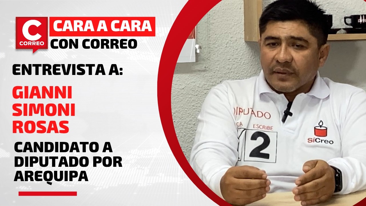 Cara a Cara con Correo: Entrevista con Gianni Simoni, candidato a diputado por Arequipa